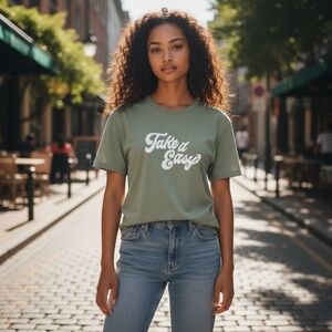 Retro 1970's Roolee, Take It Easy Graphic Tee size Small